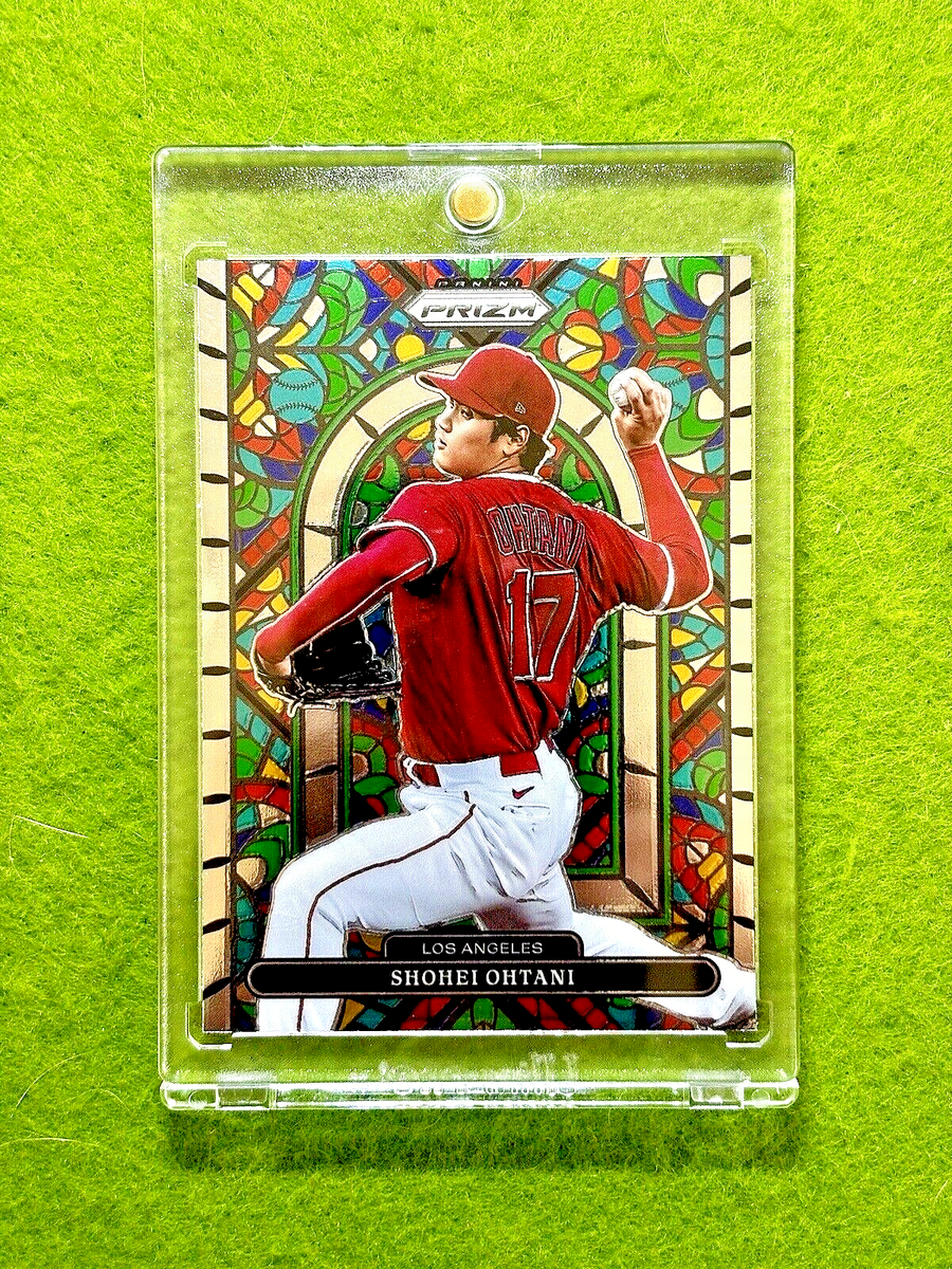 Shohei Ohtani STAINED GLASS PRIZM CARD Jersey #17 ANGELS 2022