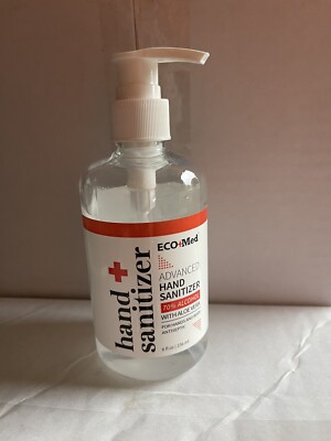 24 Count Advanced  Sanitizer Eco Med 8oz Pump ￼ Dispenser