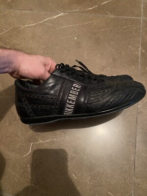 BIKKEMBERGS Men’s Black Leather Casual Shoes Men main image 3