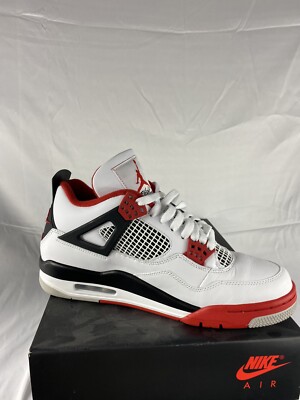 Nike Air Jordan 4 Retro OG Fire Red 2020 Size 10 DC7770-160 | eBay
