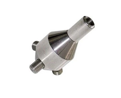 TSH Dreibein Adapter Tripod Edelstahl für Bankstick Rod Pod Buzzer Bar - stainless