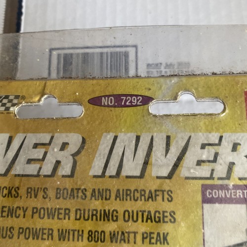INVERSOR DE POTENCIA RALLY 400 VATIOS PÚRPURA Nuevo Stock Antiguo No 7292 - Imagen 2 de 3