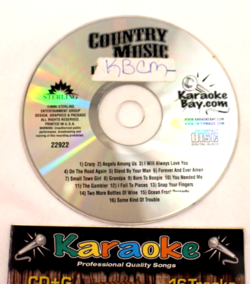 Country Music Hall of Fame 16 Songs Lyrics on-Screen CD+G
