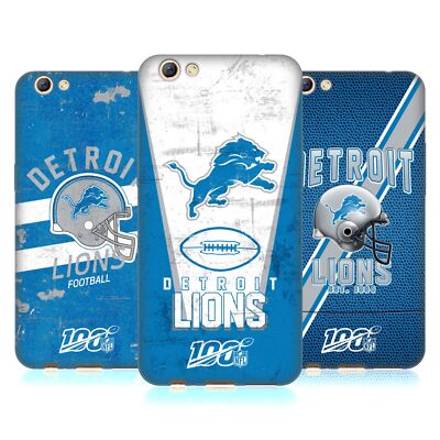 OFFIZIELLE NFL DETROIT LIONS LOGO ART SOFT GEL HANDYHÜLLE FÜR OPPO HANDYS