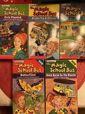 Lot Of 5 The Magic School Bus VHS Video Tapes Tested Working!