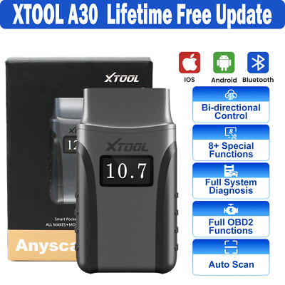 XTOOL A30 KFZ OBD2 Bidirektional Diagnosegerät Scanner Full System Bluetooth Neu