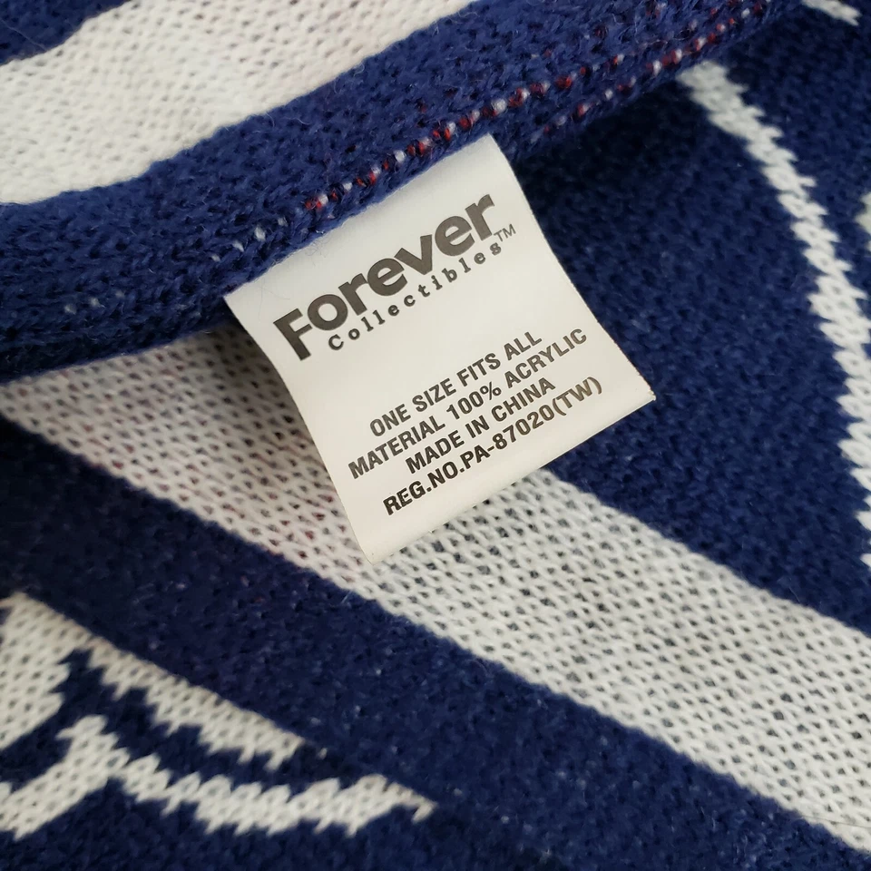 New England Patriots Unisex Scarf Thick Fringe 7x52" Forever collections Winter - Image 4 of 4