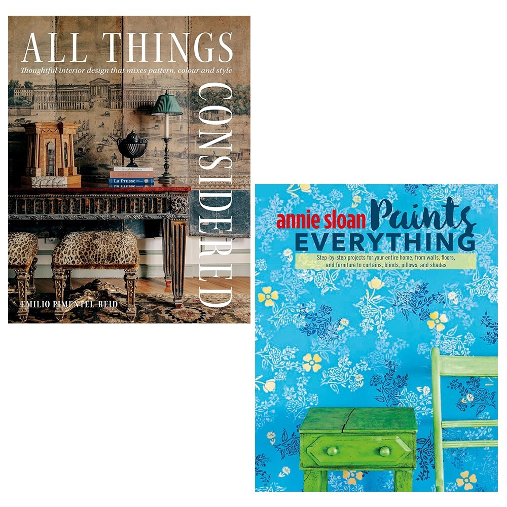 Annie Sloan Paints Everything Emilio, All Things Considered (HB) 2 Books Set