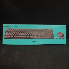 BRAND NEW Logitech Wireless Keyboard and Mouse Combo W/ USB Adapter (920-008971)