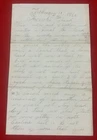 1862 Battle of Roanoke Island North Carolina 75 Killed Civil War Letter
