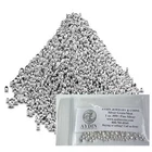 1 oz Troy Ounces Silver Poured Shot .999+ Fine Silver - Free Shipping