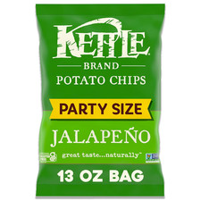 Kettle Brand Potato Chips Jalapeno Kettle Chips Party Size 13 Oz