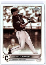 Ernie Clement (RC) Rookie Sepia Refractor 2022 Topps Chrome