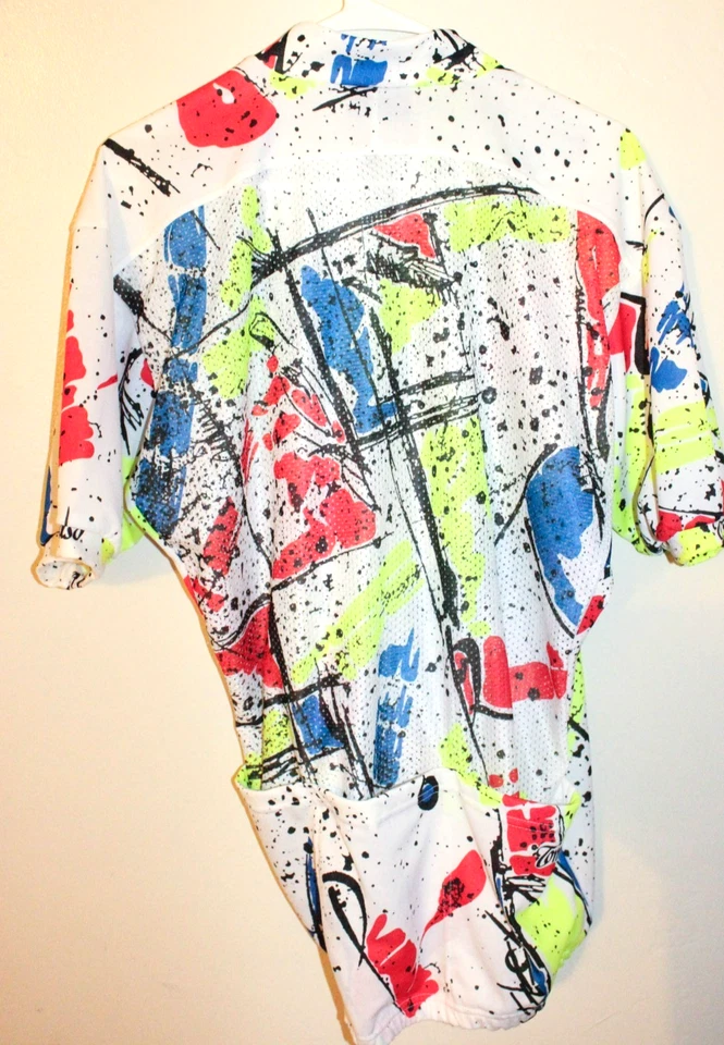 Camiseta de ciclismo retro vintage Tommaso con estampado en color AOP talla 6 XL Foto 4 de 4