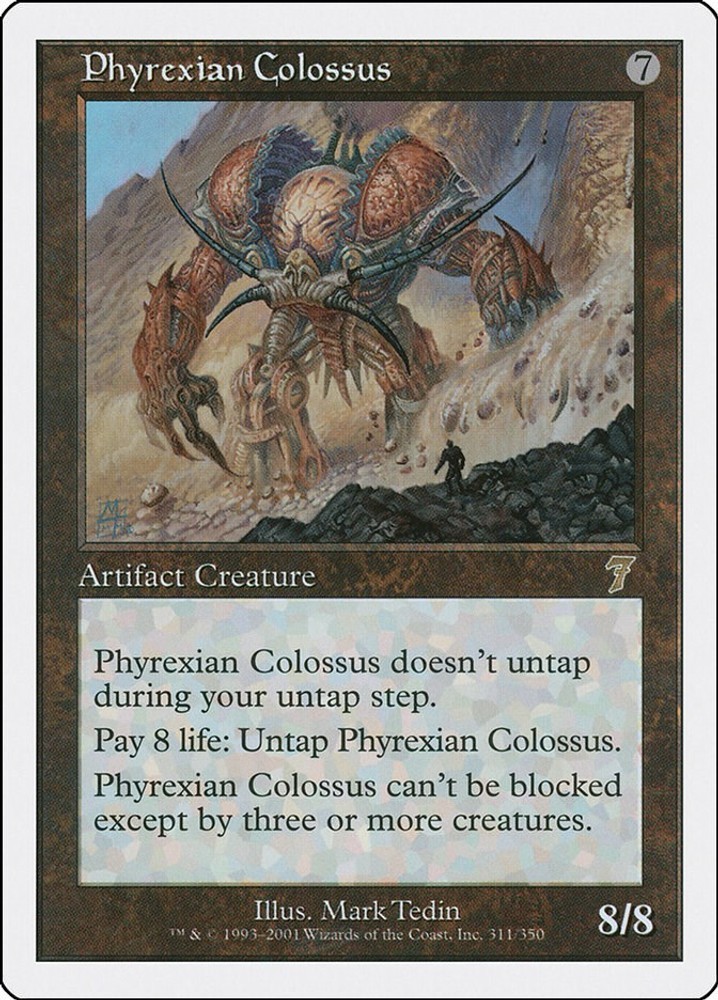 Phyrexian Colossus 7th Edition MTG 311 MP