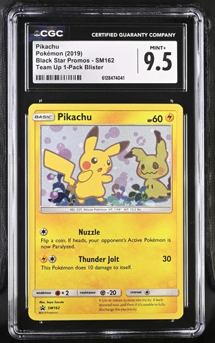 Pikachu 2019 Pokemon Black Star Promos CGC 9.5 #SM162