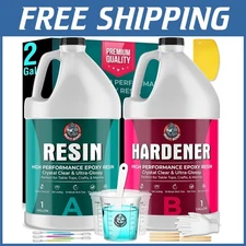All-In-One Table Top Epoxy Resin Craft Kit, 2 Gallon