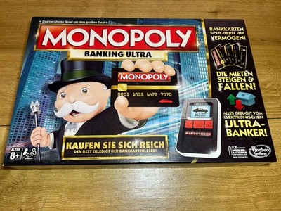 Monopoly Banking Ultra   Brettspiel von Hasbro   vollständig   ab 8 Jahren