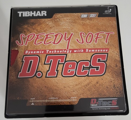 Pro Spin Tischtennisschläger Tibhar Belag Speedy Spin, 1,7 Mm, Rot