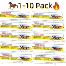 1-10 Pack Horse Dewormer Paste Apple Flavor US