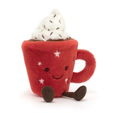 JellyCat Amuseables Hot Chocolate 19CM Plush Doll Toy Tags + Dust Bag Christmas