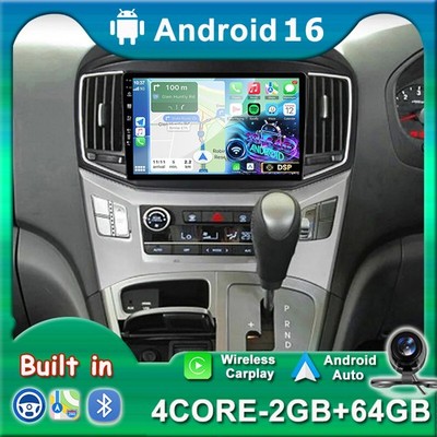 2G+64GB CARPLAY AUTORADIO FÜR HYUNDAI H1 2007-2015 ANDROID 16 GPS DSP KAMERA AHD