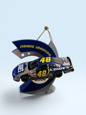 #ad Jimmie Johnson 48 Lowe#x27;s NASCAR 2006 HGL LLC. Christmas Ornament $12.99