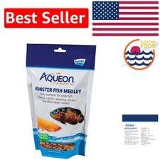 3.5oz Aqueon Monster Fish Medley: All Life Stages, Allergen-Free Seafood Delight