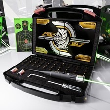 Super-Rechargeable Bore Sight Laser Kit: Professional Green Laser Bore Sighter w