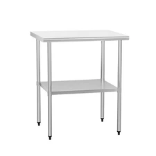 New Stainless Steel Prep Work table Commercial Kitchen Restaurant 24''x30'' NSF