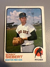 1973 Topps Baseball - Sonny Seibert ( Boston Red Sox ) #14 - VG/EX