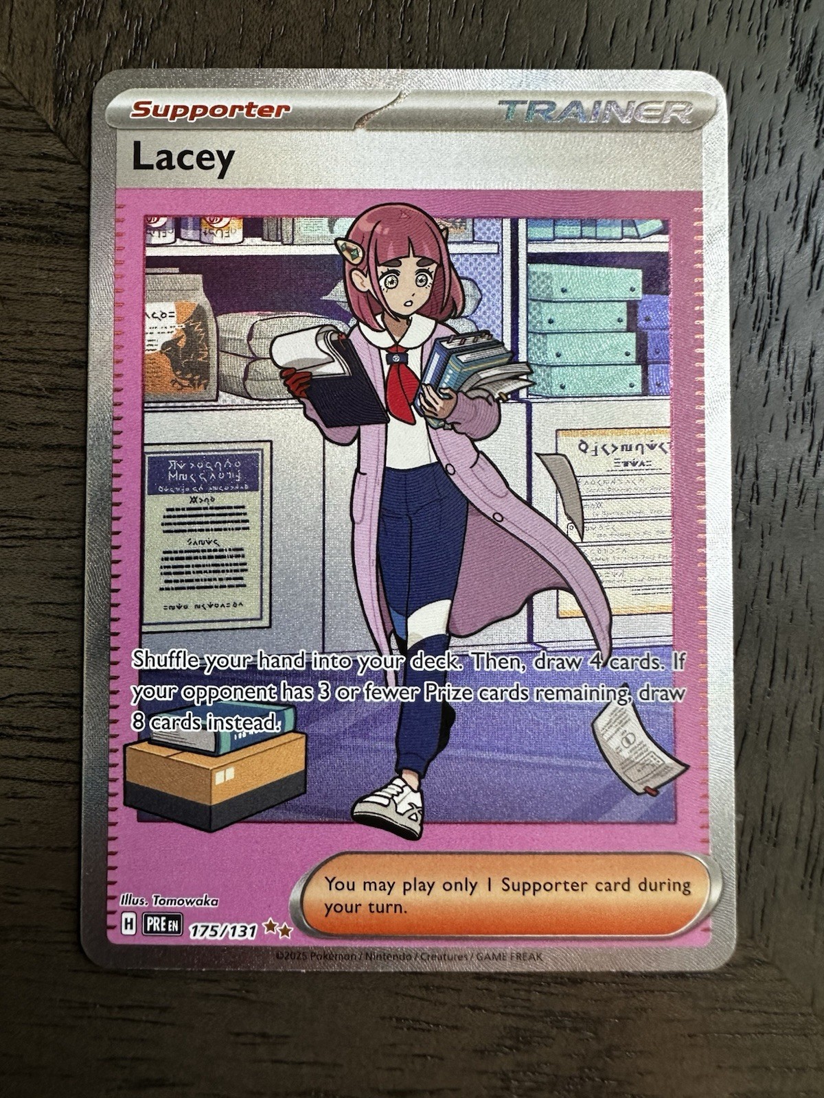 Lacey 175/131 Special Illustration Rare Pokemon Prismatic Evolutions