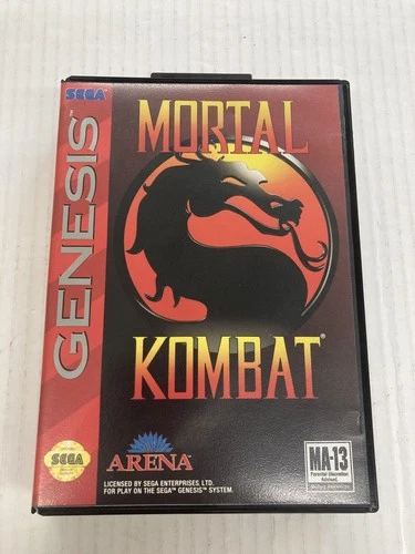 MORTAL KOMBAT SEGA GENESIS COMPLETE WITH BOOKLET