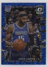 2017 Panini Donruss Optic Fast Break Blue Prizm 38/50 Vince Carter #126 HOF r9d