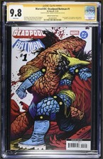 Deadpool/Batman #1 - CGC SS 9.8 Signed Daniel Warren Johnson, Thing NYCC Variant