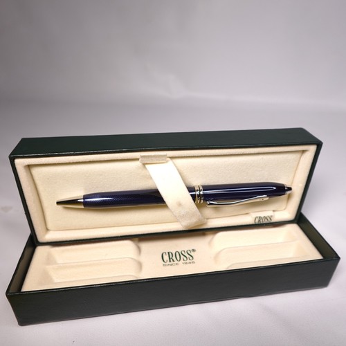 Cross Townsend Quartz Blue Rollerball Pen (695-1) Limited Edition