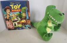 DISNEY PIXAR 2010 Kohls Cares REX Dinosaur Plush  NEW TOY STORY Hardcover Book