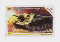 1:72 Zvezda Uztm Su-122 Military Tank 1944 Kit ZS5043 Modellbau