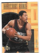 MARK KARCHER SERIAL /900 2000-01 UPPER DECK HARDCOURT ROOKIE 95 76ERS SIXERS