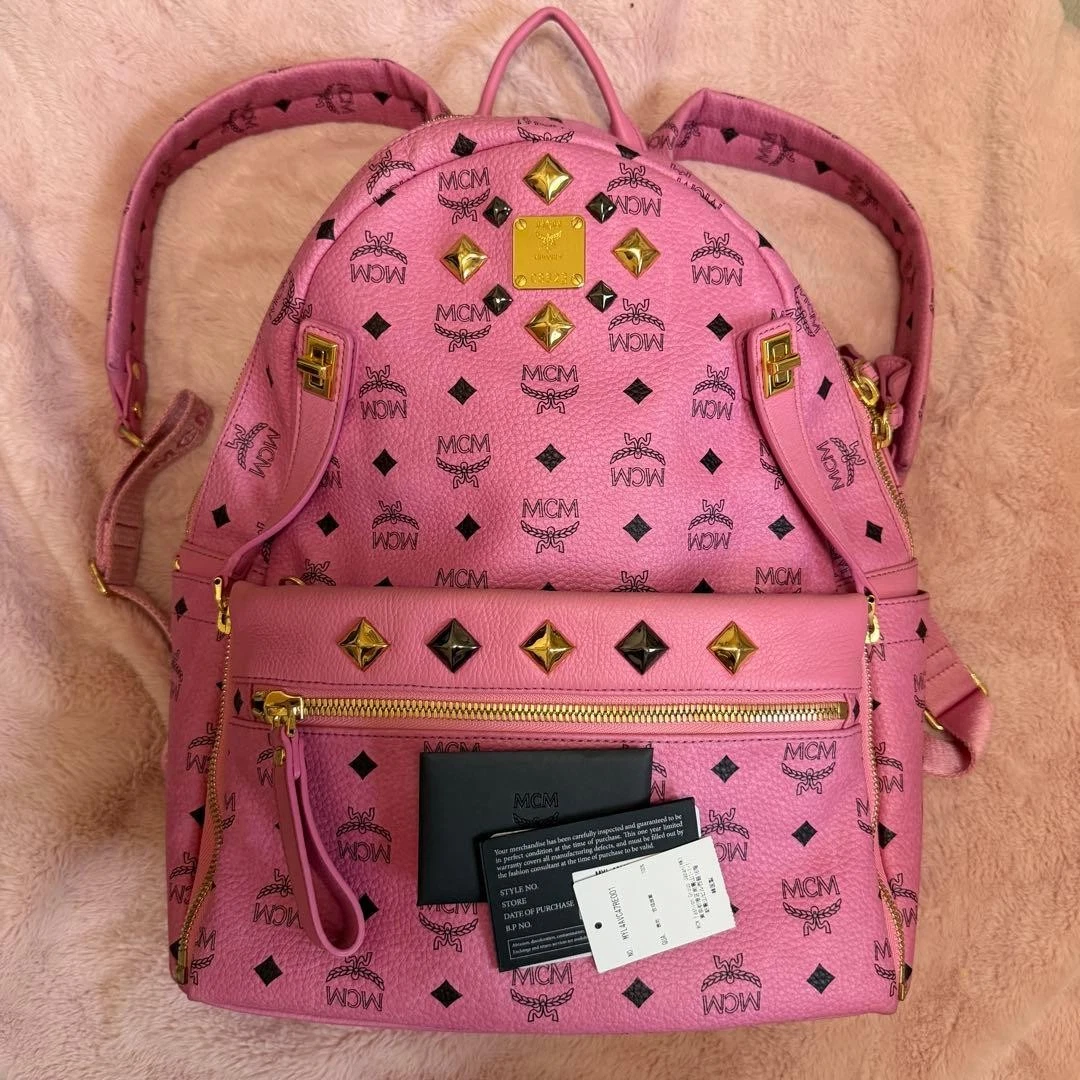 MCM バックパック ピンクバッグ & ハンドバッグ 女性用 | eBay
