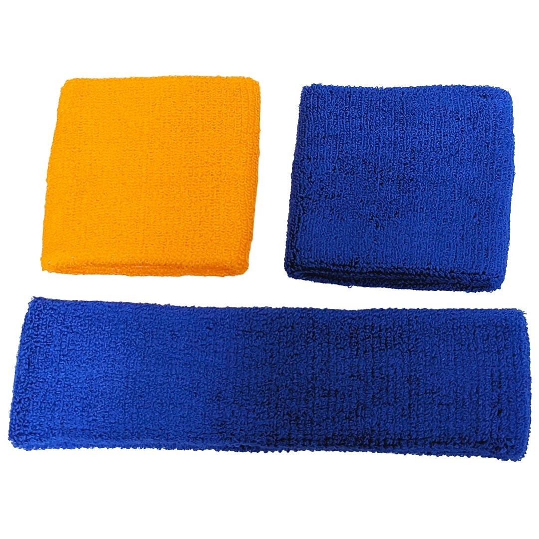 JOHN CENA Blue HLR Cenation U Can't See Me Headband Wristbands Set