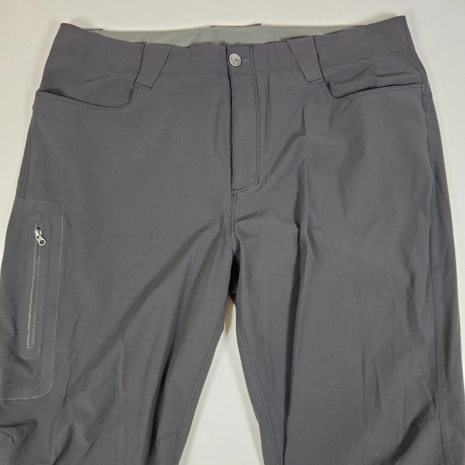 Outdoor Research Ferrosi Pants Mens 36 Black 32”Inseam Hiking Leg Straps