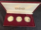 Ships of Discovery 500th Anniversary Columbus 3-1/4oz Silver Medallions Case COA