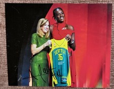 Awa Fam WNBA Signed Autographed Photo Authentic 8X10.  Seattle Storm