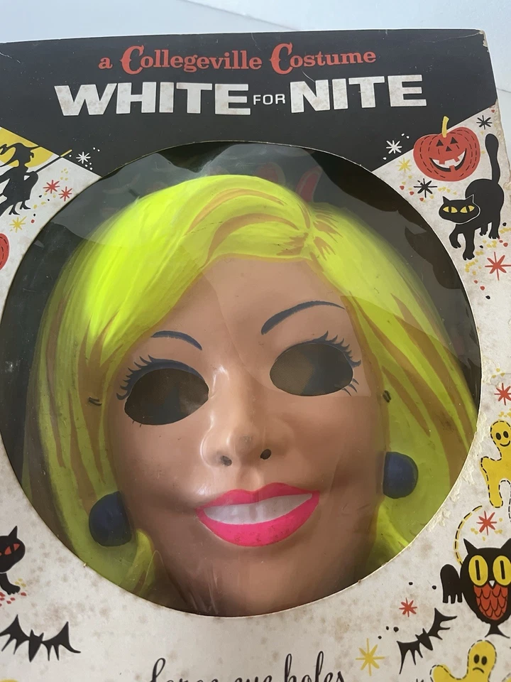 Disfraz de Halloween Collegeville Vintage Años 60 Blanco para Noche Azul Hada Talla L Foto 4 de 4