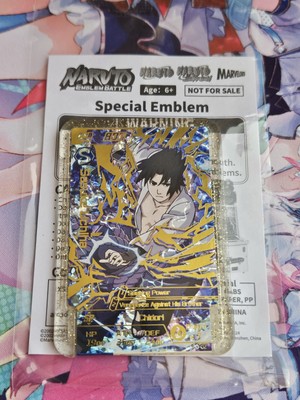 NARUTO Emblem Battle GAME CARD Anime Expo 2025 Sasuke Uchiha Chidori