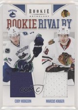 2011-12 Panini Rookie Anthology Rivalry Materials Cody Hodgson Marcus Kruger 0a4