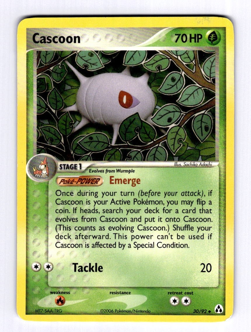 Cascoon Legend Maker #30 (2006) Uncommon LP Pokemon