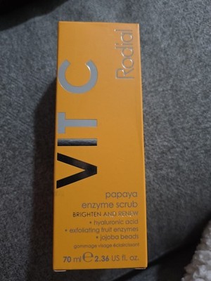 Rodial Vitamin C Papaya Enzyme Scrub Brighten Renew, 2.36oz (70ml)