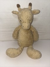 Retired Jellycat Rolie Polie Giraffe Yellow Beige Soft Plush  12" Collectible 